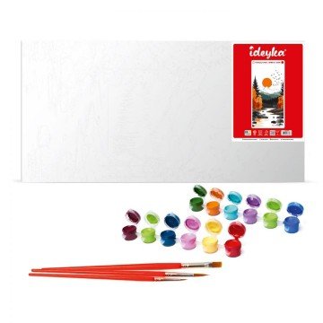 Фото1.Картина по номерах з фарбами металік 