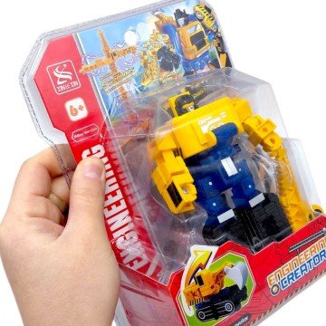 Фото1.Машинка - трансформер 2 в 1, (14 см)