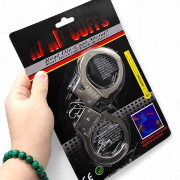 Фото1.Наручники іграшкові, металеві