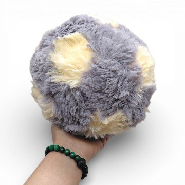 Фото1.Мʼяка іграшка-подушка Мʼячик (м) 0171 Україна (СІРИЙ)