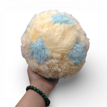 Фото1.МʼЯКА ІГРАШКА-ПОДУШКА МʼЯЧИК (М) 0171 УКРАЇНА (КРЕМОВИЙ)