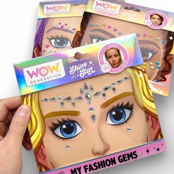 Фото1.Набір стразів для обличчя МІС, (РАЙДУЖНІ)