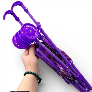 Фото1.Візок для ляльок АНІМЕ ПЕРСОНАЖІ SANRIO (БЛАКИТНИЙ)