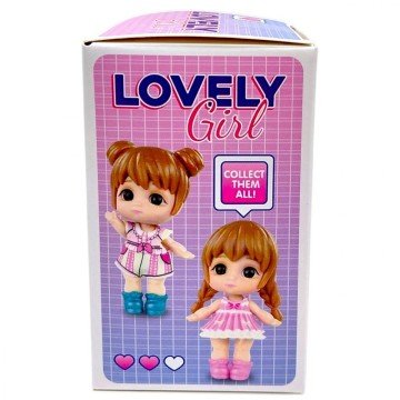 Фото1.Лялька-сюрприз Lovely Girl, 7 см, імітація скляних очей, аксесуари (мікс видів)