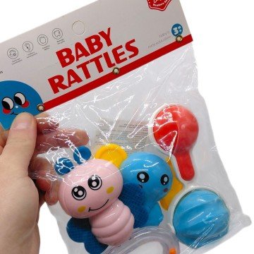 Фото1.Набір брязкалець, в кульку 3 шт. р.23x17 см