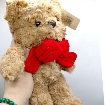 Фото1.Мʼякі іграшки Ведмедик з бантом 32 см