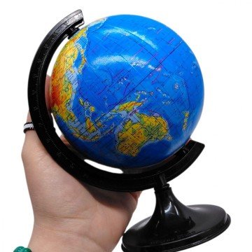 Фото1.Глобус D110мм український, географічний