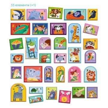 Фото1.Магнітна дошка «Абетка»