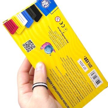 Фото1.Пластилін прямокутний 6 кольорів