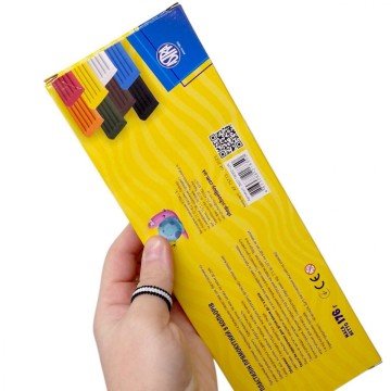 Фото1.Пластилін прямокутний 8 кольорів