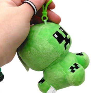 Фото1.Мʼяка іграшка-брелок MINECRAFT (БДЖОЛА)