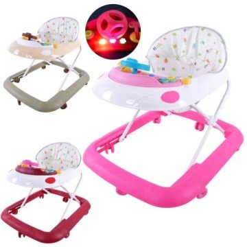 Фото1.Ходунки музичні з брязкальцями,світло (БОРДО)