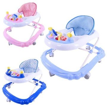 Фото1.Ходунки музичні з брязкальцями (БЛАКИТНІ)