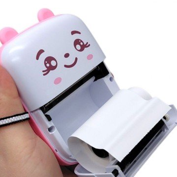 Фото1.Портативний принтер із термодруком Bluetooth Hand Mini Printer (РОЖЕВИЙ)