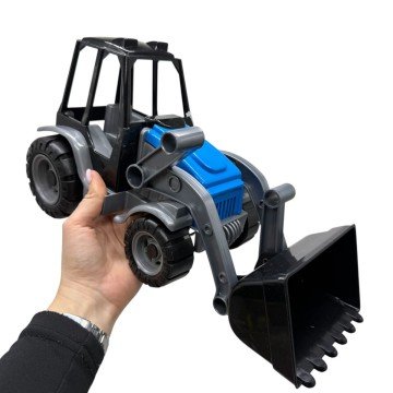 Фото1.Трактор  Мастер з ковшем, Tigres (СИНІЙ)