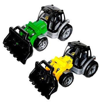 Фото1.Трактор МAX з ковшем, (ЖОВТИЙ) 26х25х46