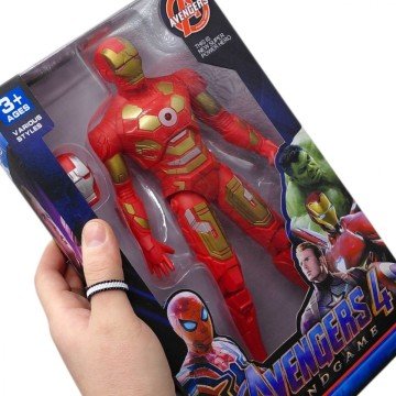 Фото1.Герой MARVEL 26 см, підсвічування, в коробцІ (КАПІТАН АМЕРИКА)