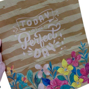 Фото2.Пакет паперовий з ручками бурий (5 шт в пакуванні) 32х15х38 см