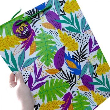 Фото1.Пакет паперовий з ручками (32х42х14 см)