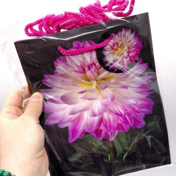 Фото1.Пакет паперовий 5 шт в пакуванні 18х23х10 см