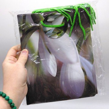 Фото1.Пакет паперовий 5 шт в пакуванні 18х23х10 см