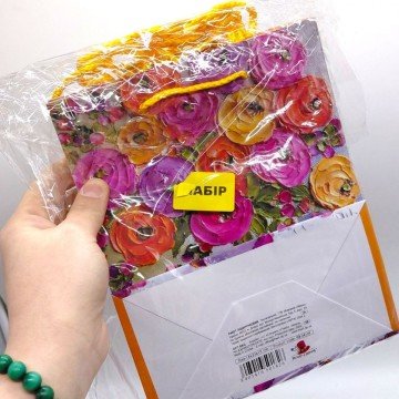 Фото1.Пакет паперовий 5 шт в пакуванні 18х23х10 см