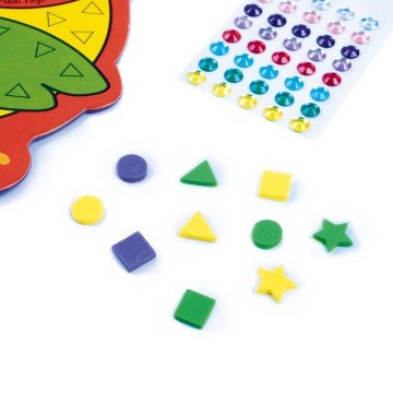 Фото1.Набір для творчості зі мʼякою мозаїкою та стразами 