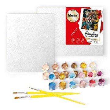 Фото1.Картина по номерах з фарбами металік 