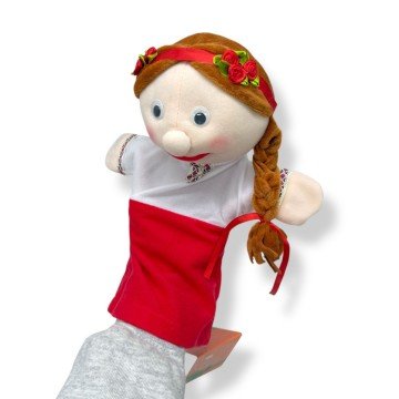 Фото1.Мʼяка іграшка (Рукавичка Українка)