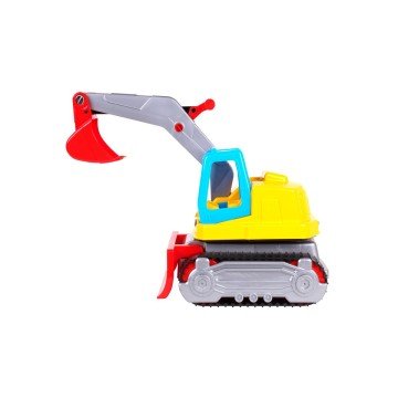 Фото1.Трактор екскаватор 2 в 1 ТехноК (СИНІЙ)