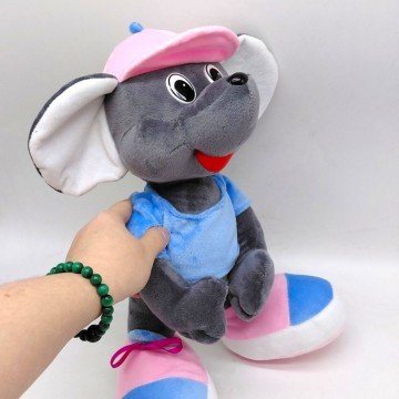 Фото1.Мʼяка іграшка Мишенятко Паша (БЛАКИТНИЙ)