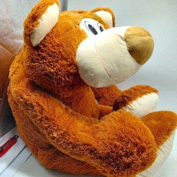 Фото1.Мʼяка іграшки Ведмідь Федір, 110 см (КОРИЧНЕВИЙ)