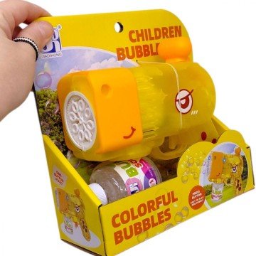 Фото1.Мильні бульбашки (пістолет, світло), короб. 20*10*20 см