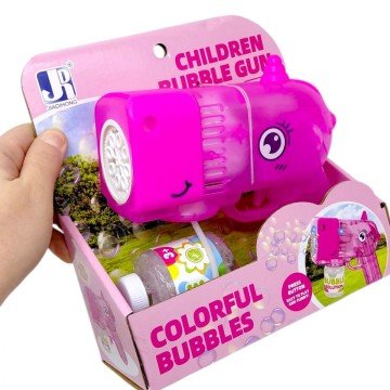 Фото1.Мильні бульбашки (батар. пістолет, світло, короб. 20*10*20 см)