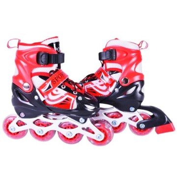 Фото1.Роликові ковзан  розмір S (30-33) колеса PVC (ЧЕРВОНІ)