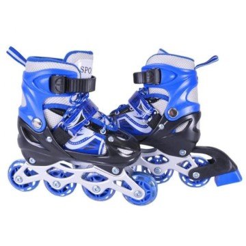 Фото1.Роликові ковзан  розмір S (30-33) колеса PVC (СИНІ)