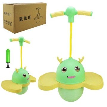 Фото1.Стрибунець для стрибків 90*38 см, світло у короб 42*19*21 см (РОЖЕВИЙ)