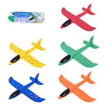 Фото1.Літачок-ПІНОЛІТ без світла, у пакеті 25*10*2 см (ЖОВТИЙ)