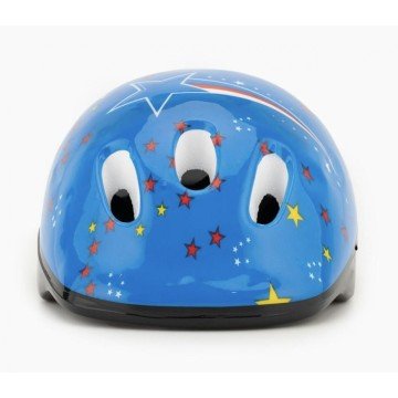 Фото1.Набiр захисту, в пакеті, розмір шолома – 24.5*20 см (синій вид 3)