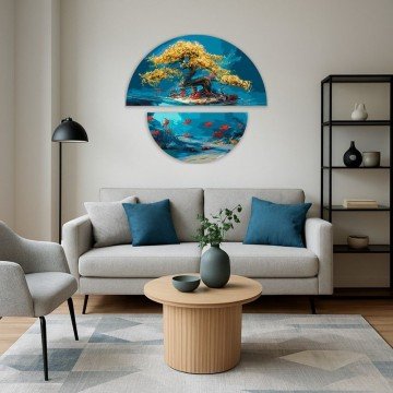 Фото1.Картина за номерами з фарбами металік 