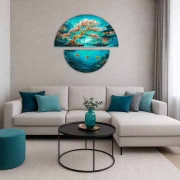 Фото1.Картина за номерами з фарбами металік 