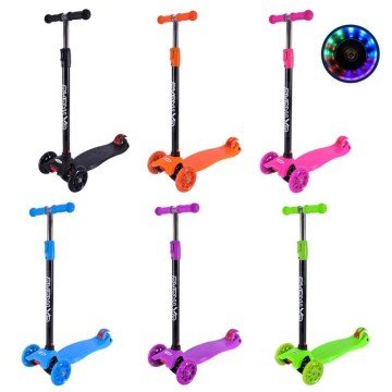 Фото3.Самокат дитячий 4-х колісний ПОМАРАНЧЕВИЙ