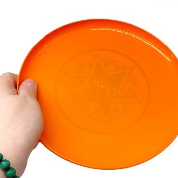 Фото1.Тарілка літаюча Фризбі 20 см (ПОМАРАНЧЕВИЙ)