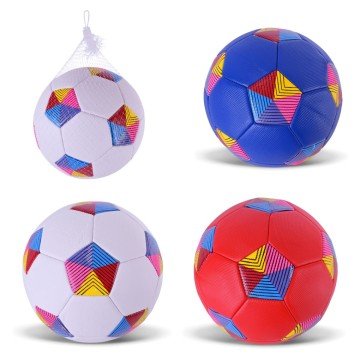 Фото1.МʼЯЧ ФУТБОЛЬНИЙ №5 PVC 310 G, ЧЕРВОНИЙ