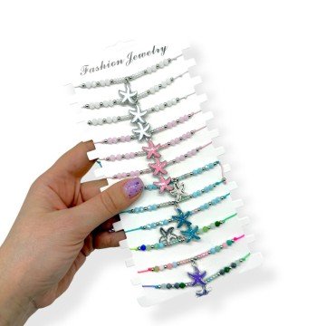 Фото1.Браслет Морська зірочка (12 шт)