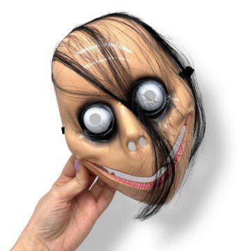 Фото1.Маска персонажа Момо на резинці