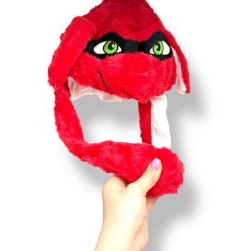 Фото1.Сяюча шапка Черепаха ніндзя (ЧЕРВОНА)