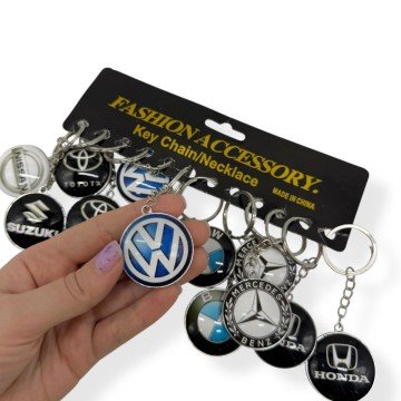 Фото1.Брелок марки авто (12 шт)