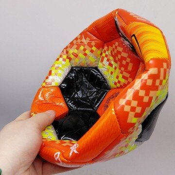 Фото1.МʼЯЧ ФУТБОЛЬНИЙ №5, PVC, ВАГА 330-350 ГРАМІВ, ЧЕРВОНИЙ