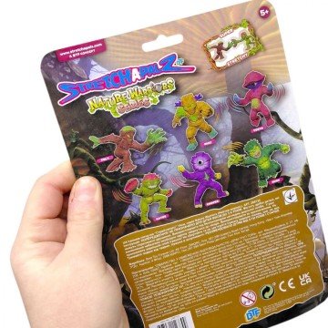 Фото1.Іграшка-тягнучка Стрейчапалз 14см, серія Nature Warriors (Нейчер воріерс) MUCI